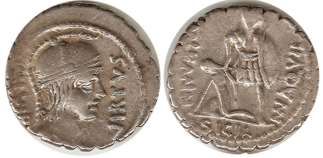 Denario Sicilia¿?  71 a.C.